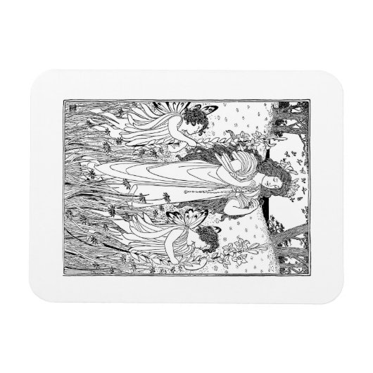 Sommer der Mutter Natur Magnet (Horizontal)