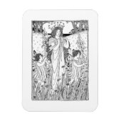 Sommer der Mutter Natur Magnet (Vertikal)