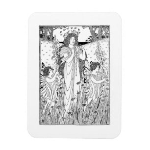 Sommer der Mutter Natur Magnet