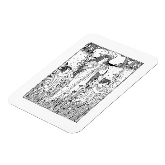 Sommer der Mutter Natur Magnet (Linke Seite)