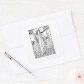 Sommer der Mutter Natur Quadratischer Aufkleber (Umschlag)