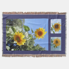Sommer der Sonnenblumen-Frühlingsblanket Decke