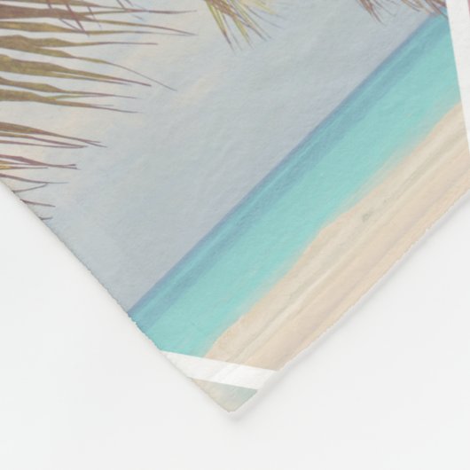 Sommer-Diamant-Muster-Monogramm Fleecedecke (Ecke)