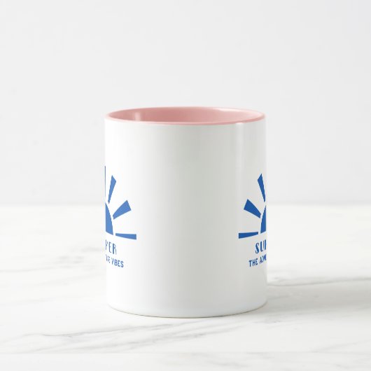 Sommer Die Abenteuer-Vibes Tasse (Zentrum)