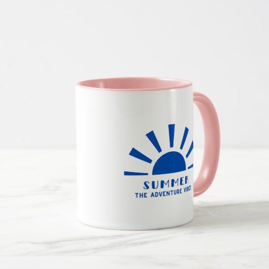 Sommer Die Abenteuer-Vibes Tasse (VorderseiteRechts)