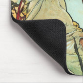 Sommer, die Jahreszeiten, Mucha Mousepad (Ecke)