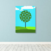 Sommer - Die vier Jahreszeiten Leinwanddruck (Insitu (Holzboden))