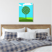 Sommer - Die vier Jahreszeiten Leinwanddruck (Insitu (Schlafzimmer))