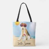 Sommer-Draht-Foxterrier Tasche (Rückseite)