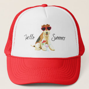 Sommer-Draht-Foxterrier Truckerkappe