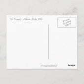 Sommer durch Mucha Postkarte (Rückseite)