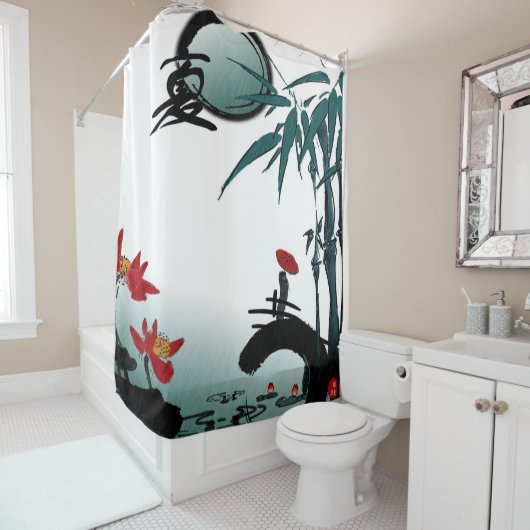 Sommer Duschvorhang (Beispiel)