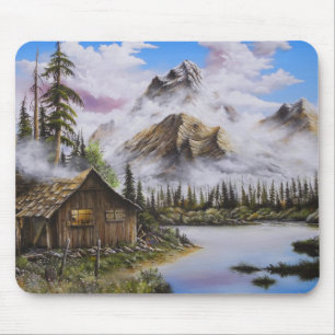 Sommer-Einsamkeits-Ölgemälde durch David Paul Mousepad