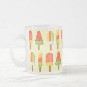 Sommer-Eis-Lutscher-Muster Mattglastasse (Links)