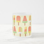 Sommer-Eis-Lutscher-Muster Mattglastasse (Mittel)