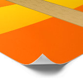 Sommer-Eis-Pops-Trio Helle Popsicles Poster (Ecke)