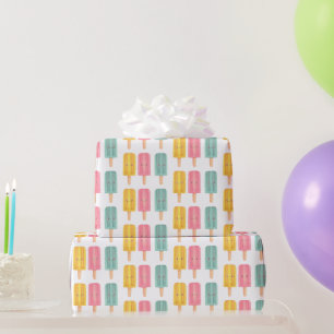 Sommer-Eis-Sticks Geschenkpapier