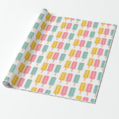 Sommer-Eis-Sticks Geschenkpapier (Ungerollt)