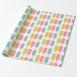 Sommer-Eis-Sticks Geschenkpapier