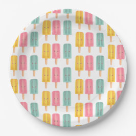 Sommer-Eis-Sticks Pappteller
