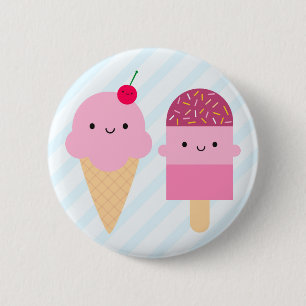 Sommer-Eiscreme-Leckereien Button