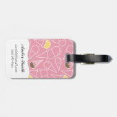 Sommer-Eiscreme-Muster Gepäckanhänger (Rückseite horizontal)