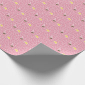Sommer-Eiscreme-Muster Geschenkpapier (Ecke)