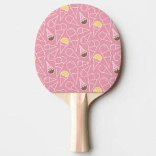 Sommer-Eiscreme-Muster Tischtennis Schläger