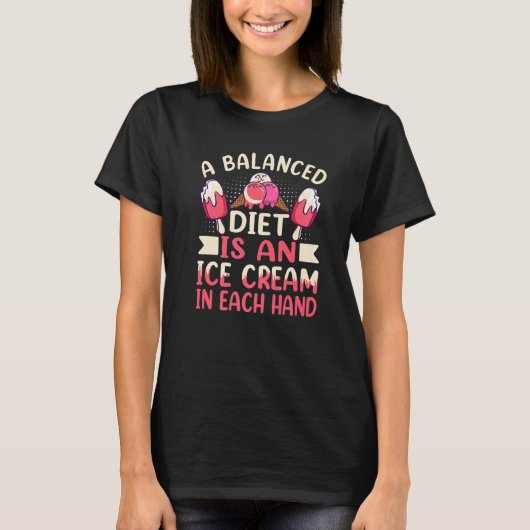 Sommer-Eiscreme T-Shirt (Vorderseite)