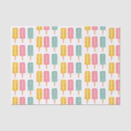 Sommer-Eiscremesticks Seidenpapier