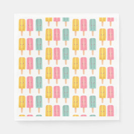 Sommer-Eiscremesticks Serviette