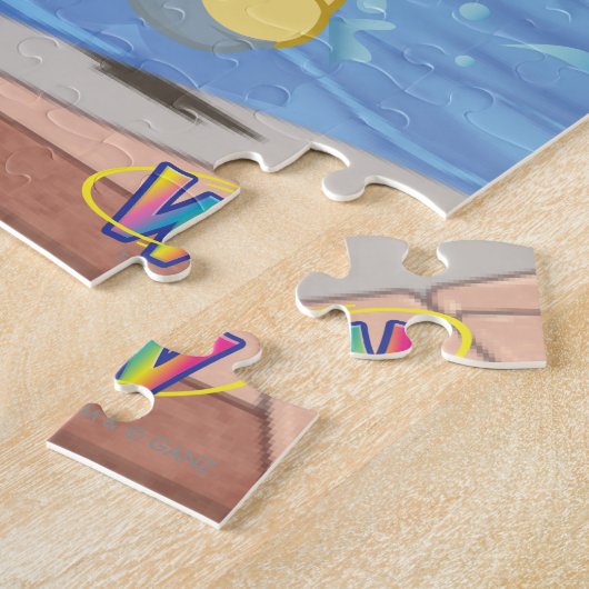 Sommer-Empfindungs-Pool Puzzle (Seite)