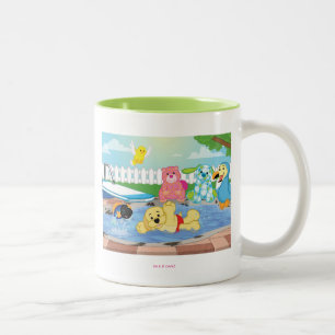 Sommer-Empfindungs-Pool Zweifarbige Tasse