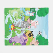 Sommer-Empfindungs-Sprenger Fleecedecke (Vorderseite (Horizontal))