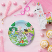 Sommer-Empfindungs-Sprenger Pappteller (Party)