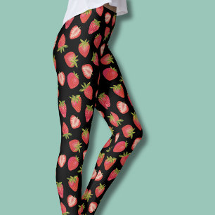 Sommer-Erdbeer-Muster-Leggings Leggings