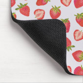 Sommer Erdbeer Muster Mousepad (Ecke)