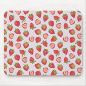 Sommer Erdbeer Muster Mousepad (Vorne)