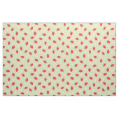 Sommer-Erdbeeren auf Grün (großer Maßstab) Stoff (Yard (91,4 cm))