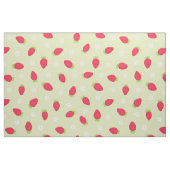 Sommer-Erdbeeren auf Grün (großer Maßstab) Stoff (Fat Quarter (45,7 x 55,9 cm))