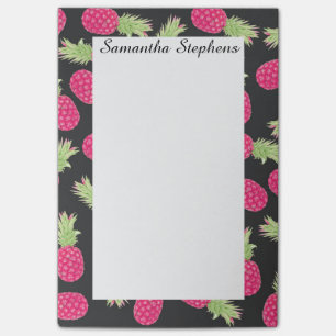 Sommer Erdbeeren Tropische Ananas Post-it Klebezettel