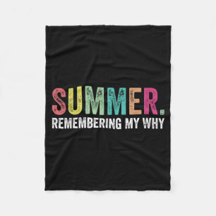 Sommer Erinnern an mein Warum-Bild Fleecedecke