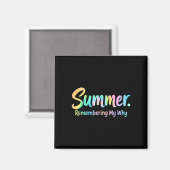 Sommer erinnert sich an mein warum magnet (Vorderseite/Rückseite)