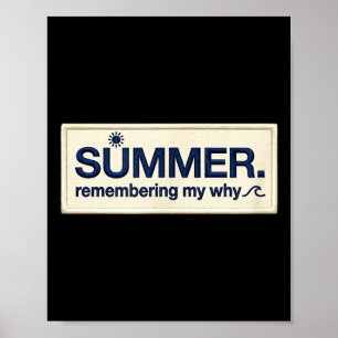 Sommer erinnert sich, warum falscher Stickerei-Pat Poster