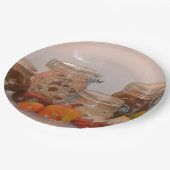 Sommer Ernte Zwei Pappteller (Schrägansicht)