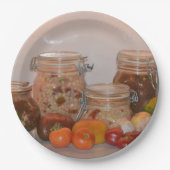 Sommer Ernte Zwei Pappteller (Vorderseite)