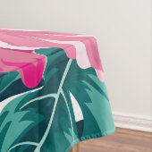 Sommer Exotische Blume gestreift Tischdecke (Beispiel)