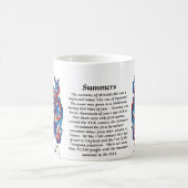 Sommer-Familien-Wappen Tasse (Mittel)