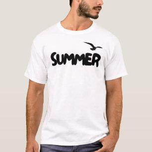 Sommer-Feeling Einfach T-Shirt