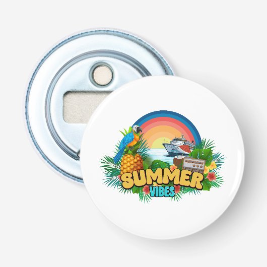 Sommer-Feeling Urlaub Flaschenöffner (Vorderseite)